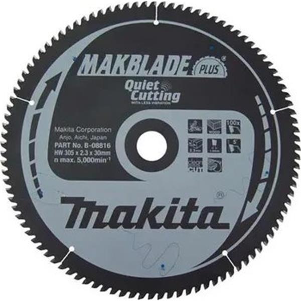 Makita B-08816 - Kotouč pilový na dřevo 305 x 2,3 x 30mm, počet zubů 100