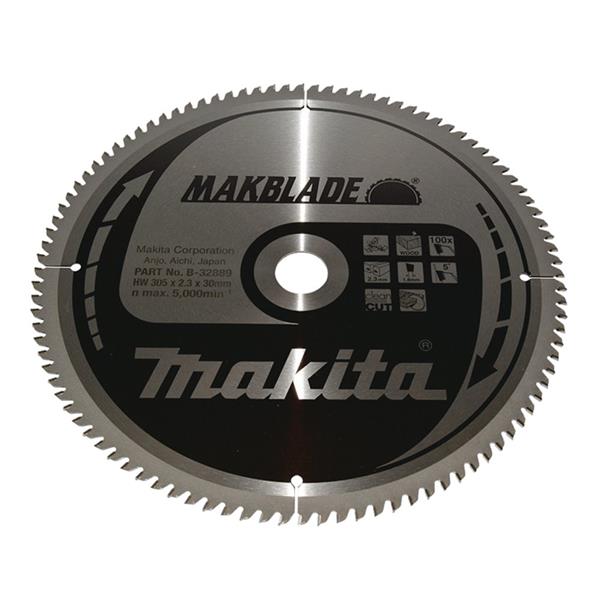 Makita B-09123 - Kotouč pilový pr. 305 x 2,3 x 30mm 100T =oldB-03604 =new B-32889