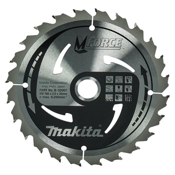 Makita B-32007 - Kotouč pilový pr. 165 x 2,0 x 20 mm, počet zubů 24T