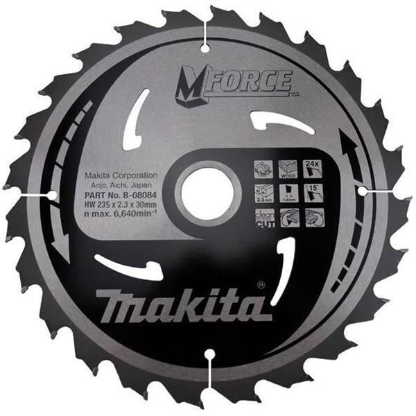 Makita B-32275 - Kotouč pilový pr. 235 x 2.3 x 30mm 24T =old B-08408