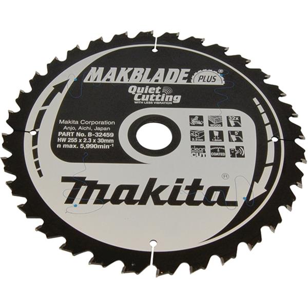 Makita B-32459 - Kotouč pilový pr. dřevo MAKBLADEplus 255 x 2.3 x 30mm 32Z = old B-08626