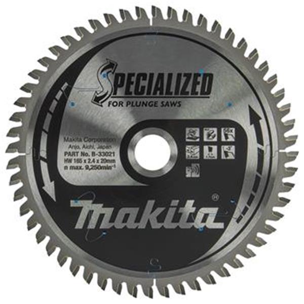 Makita B-33021 - Kotouč pilový pr. 165 x 2,4 x 20mm 56T hliník (old B-09307)