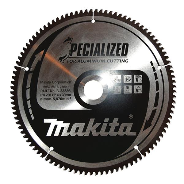 Makita B-33336 - Kotouč pilový pr. 260 x 2,4 x 30mm 100 zubů (old B-04167 A-85020 B-09662)