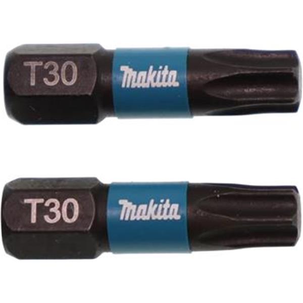 Makita B-63694 - torzní bit 1/4" Impact Black T30, 25mm (bal. 2 ks)