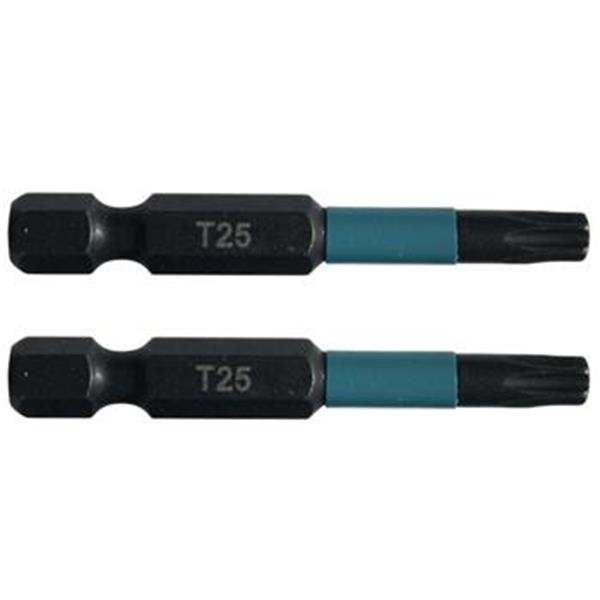 Makita B-63797 - torzní bit 1/4" Impact Black T25, 50mm (bal. 2 ks)