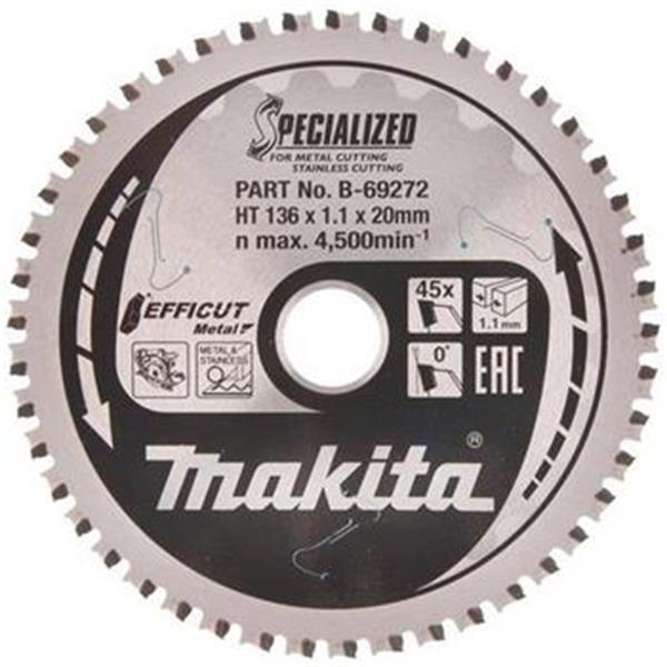 Makita B-69272 - TCT pilový kotouč EFFICUT kov 136mm x 45T