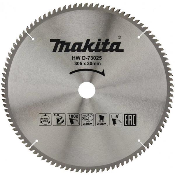 Makita D-73025 - Kotouč pilový pr. 305 x 2,8 x 30mm, 100T TCT na hliník