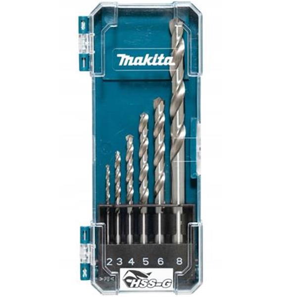 Makita D-75742 - sada vrtáků do kovu HSS-G 2,3,4,5,6,8mm