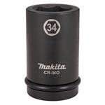 Makita E-24723 - Hlavice nástrčná - ořech 1", velikost 34 mm prodloužená, délka 90 mm