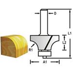 Makita P-78900 - Fréza do dřeva zaoblovací, radiusová s kopírovacím ložiskem pr. 35,0 mm radius 3,2 mm