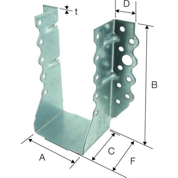 Simpson Strong-Tie® SBG100/140 - Trámová botka, záves typ SBG šíře 100 mm výška 140 mm