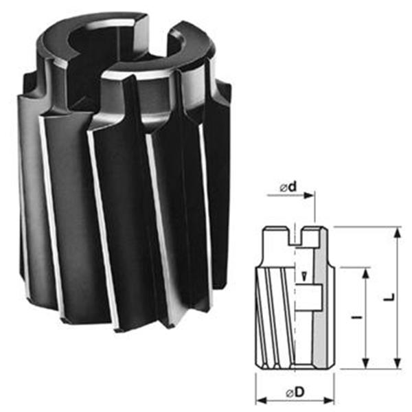 Stim Zet 221432 30 H8 - Výstružník pr. 30x 45/32mm H8 strojní, nástrčný, upnutí pr. 13mm, HSS, počet zubů 10 šroubovice 7°