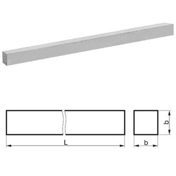 STROJÍRNY POLDI 223690 6x6x200 - Nůž soustružnický 6x6x200mm, čtvercový HSS 10, polotovar RADEKO