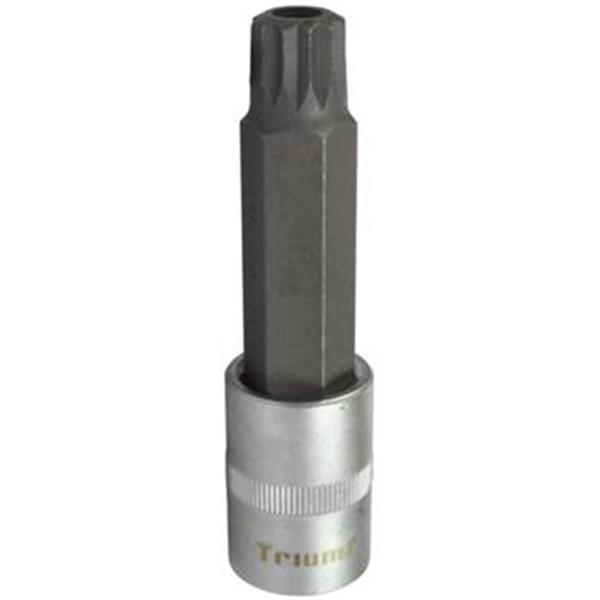 Triumf 100-04945 - Hlavice zástrčná - ořech 1/2", XZN M16 x 100 mm, prodloužená s bezpečnostním otvorem