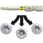 Wera 05060507001 - BIT 1/4" Torx T15x 50mm, serie 867/4 HF BO dlouhý s bezpečnostním otvorem a přidržovací funkcí