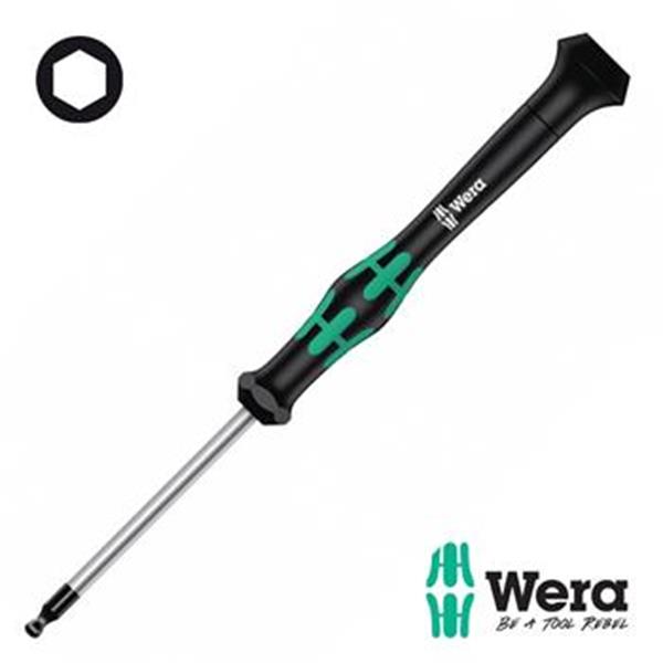 Wera 05118090001 - Šroubovák MICRO IMBUS 1,5 mm, serie 2052 s kuličkou pro elektrotechniku a jemnou mechaniku