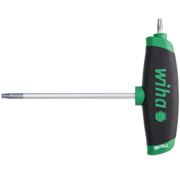 Wiha 45448 - Klíč zástrčný šestihranný TORX T20 L-klíč 100 mm s T-rukojeť Bi-plast ComfortGrip