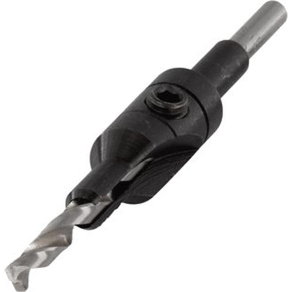 Wolfcraft 2499000 - Vrták pr. 4,5 mm pro předvrtání a záhlubník pr. 16 mm pro vruty